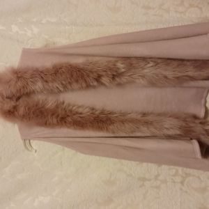 Pink vest.
